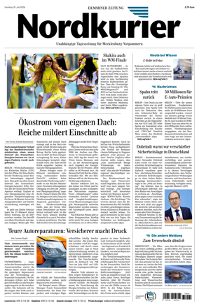 Cover of Demminer Zeitung