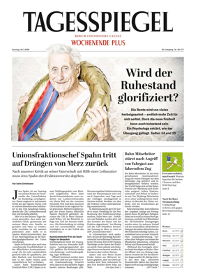 Cover of Der Tagesspiegel