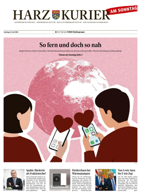 Cover of Harz Kurier am Sonntag