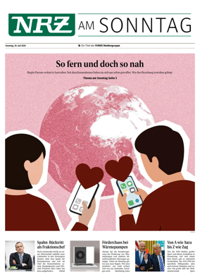 Cover of Neue Rhein Zeitung (NRZ am Sonntag)