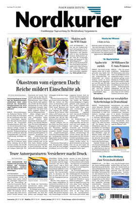 Cover of Pasewalker Zeitung