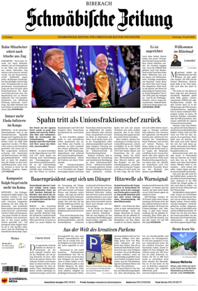 Cover of Schwabische Zeitung (Biberach)
