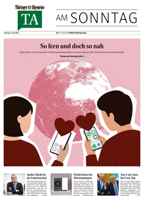 Cover of Thuringer Allgemeine (TA am Sonntag)