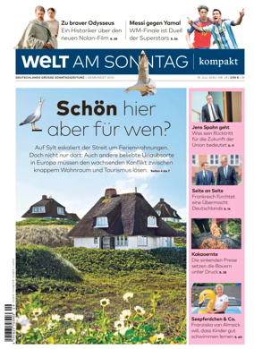 Cover of Welt am Sonntag - kompakt