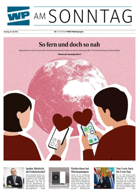 Cover of Westfalenpost (WP am Sonntag)