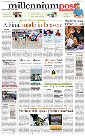 Cover of Millennium Post