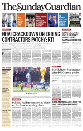 Cover of The Sunday Guardian