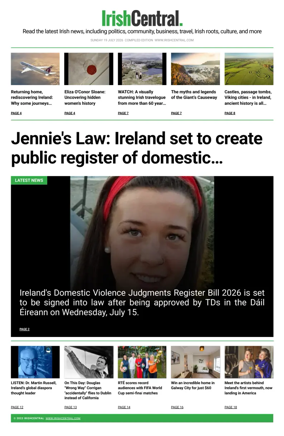 Cover of Irish Central