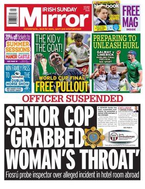 Cover of Irish Sunday Mirror