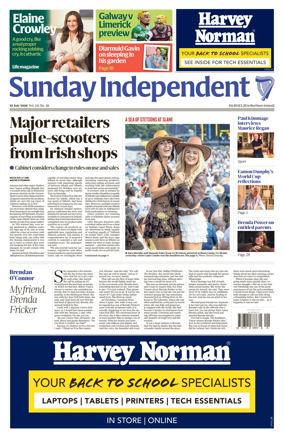 Cover of Sunday Independent (Ireland)
