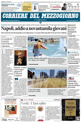 Cover of Corriere del Mezzogiorno (Campania)