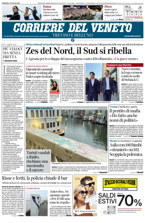 Cover of Corriere del Veneto (Treviso e Belluno)