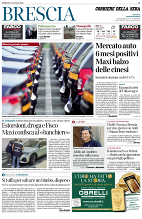 Cover of Corriere della Sera (Brescia)