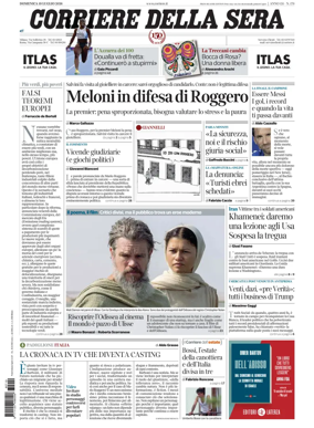 Cover of Corriere della Sera