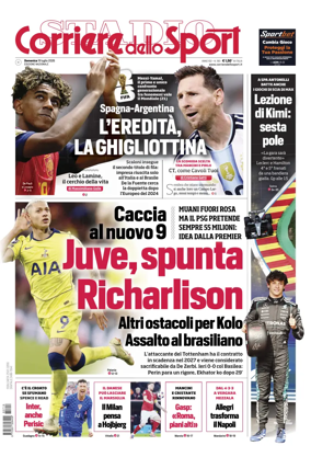 Cover of Corriere dello Sport
