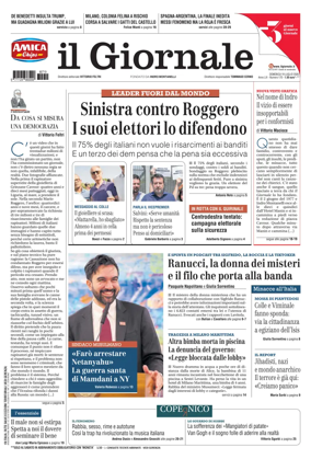 Cover of Il Giornale (Italy)