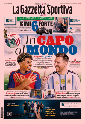 Cover of La Gazzetta dello Sport - Napoli