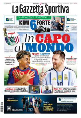Cover of La Gazzetta dello Sport - Roma