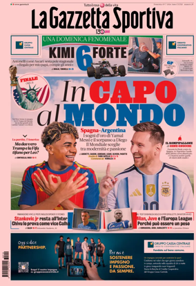 Cover of La Gazzetta dello Sport