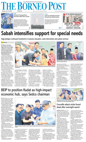 Cover of The Borneo Post (Sabah)