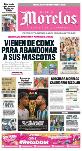 Cover of Diario de Morelos