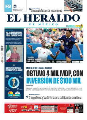 Cover of El Heraldo de Mexico