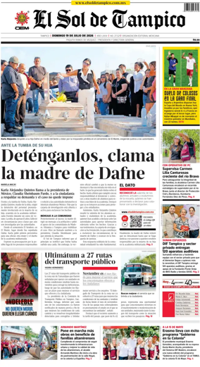 Cover of El Sol de Tampico