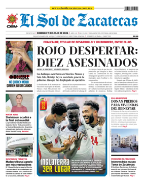 Cover of El Sol de Zacatecas