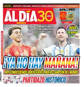 Cover of Periodico Al Dia (Irapuato)