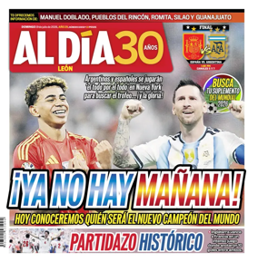 Cover of Periodico Al Dia (Leon)