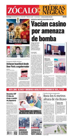 Cover of Zocalo Piedras Negras