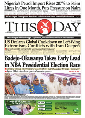 Cover of THISDAY