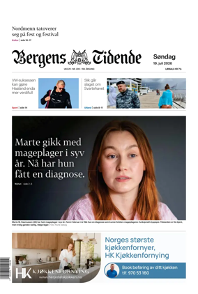 Cover of Bergens Tidende