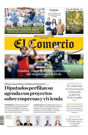 Cover of Diario El Comercio