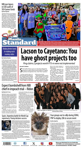 Cover of Manila Standard