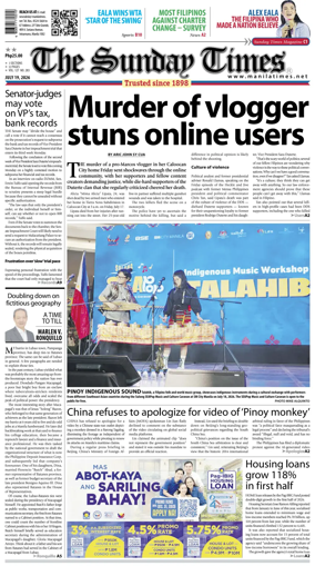 Cover of The Manila Times