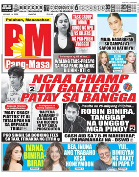 Cover of PM Pang-Masa