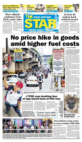 Cover of The Philippine Star