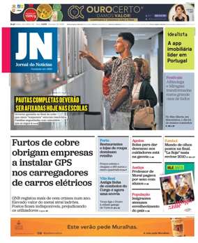 Cover of Jornal de Noticias