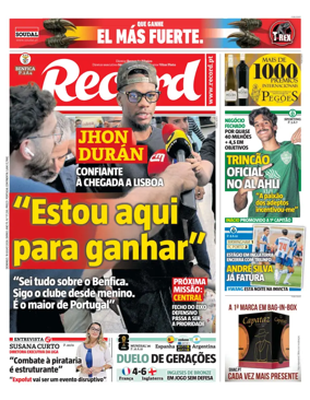 Cover of Record (Portugal)