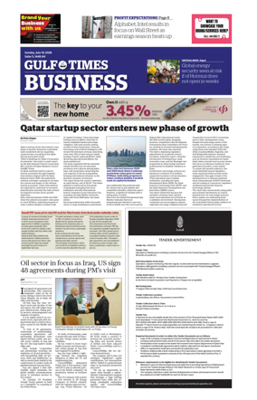 Cover of Gulf Times Business