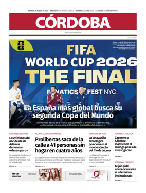 Cover of Diario Cordoba