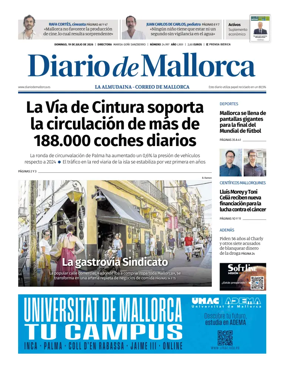Cover of Diario de Mallorca