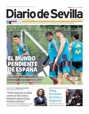 Cover of Diario de Sevilla