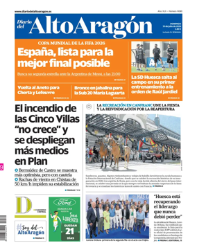 Cover of Diario del Alto Aragon