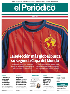 Cover of El Periodico Extremadura