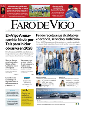 Cover of Faro de Vigo