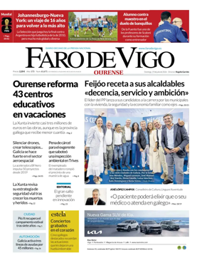 Cover of Faro de Vigo (Ourense)