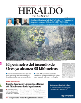 Cover of Heraldo de Aragon