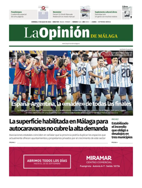 Cover of La Opinion de Malaga